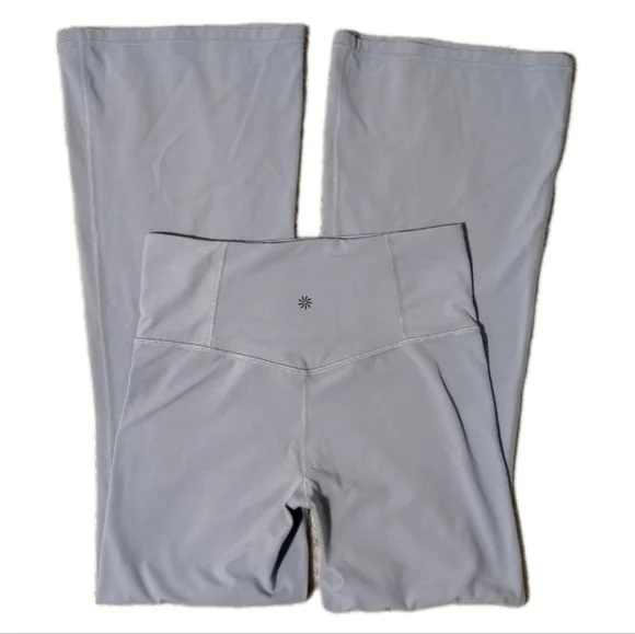 Athleta Elation Flare Pants $109 Light Blue Women Medium Soft Stretch Yoga - Picture 5 of 11